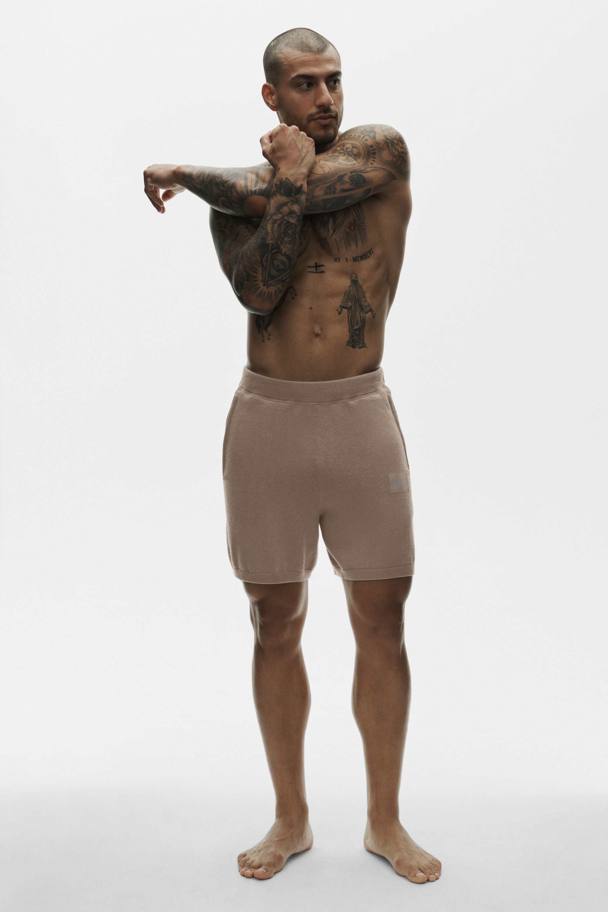 7" Cotton Cashmere Ever Soft Short - Gravel — photo 1