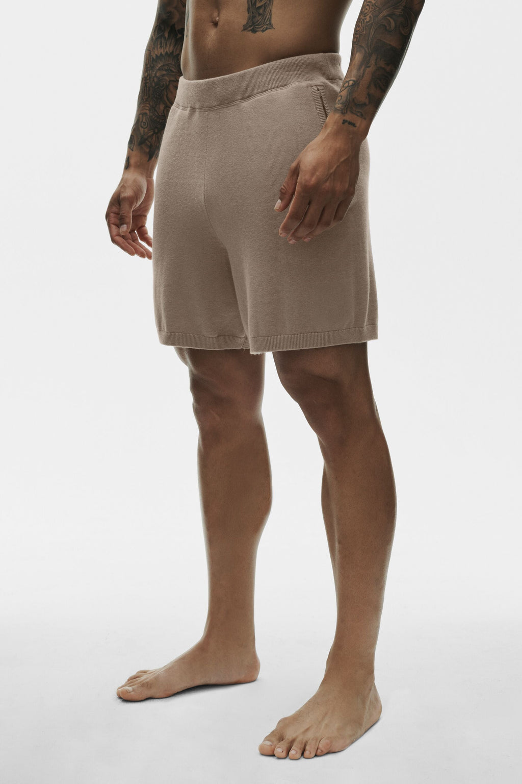 7" Cotton Cashmere Ever Soft Short - Gravel — photo 3