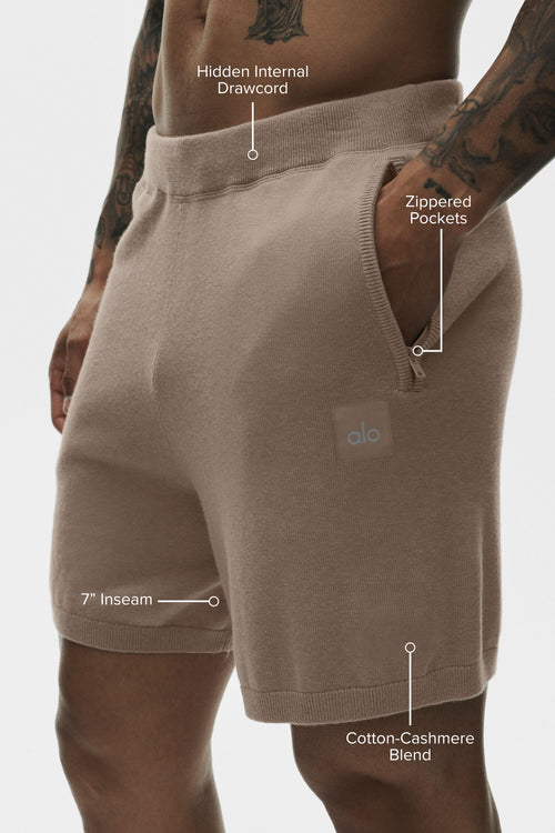 7" Cotton Cashmere Ever Soft Short - Gravel — photo 2
