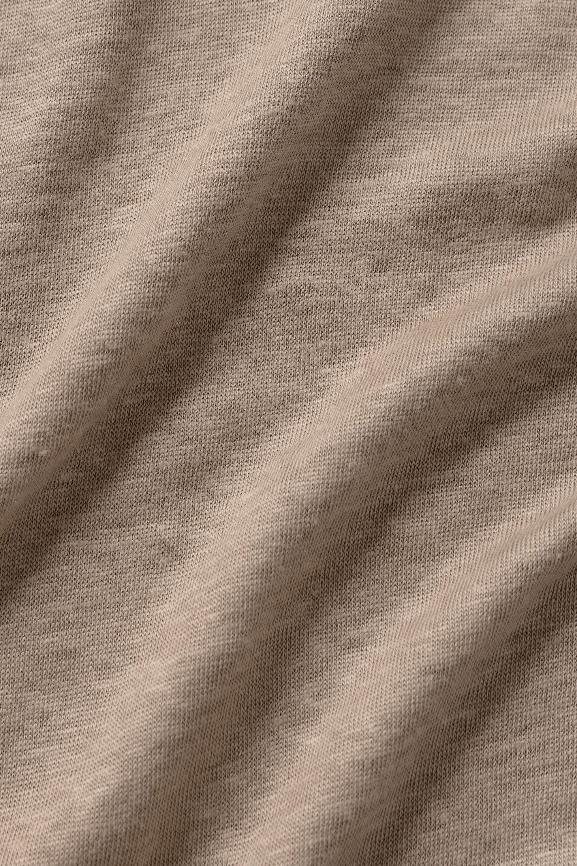 7" Linen Jersey Coastal Short - Gravel — photo 5