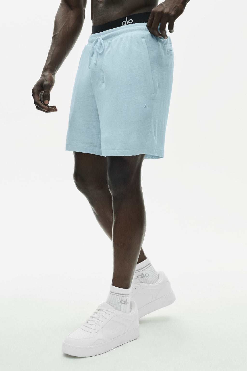 7" Linen Jersey Coastal Short - Seaside Blue — photo 1