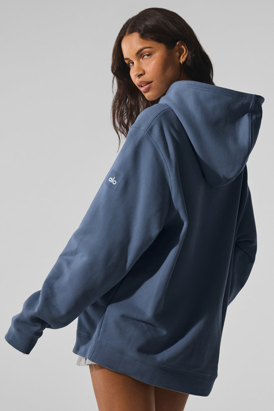 Renown Heavy Weight Hoodie - Bluestone — photo 3