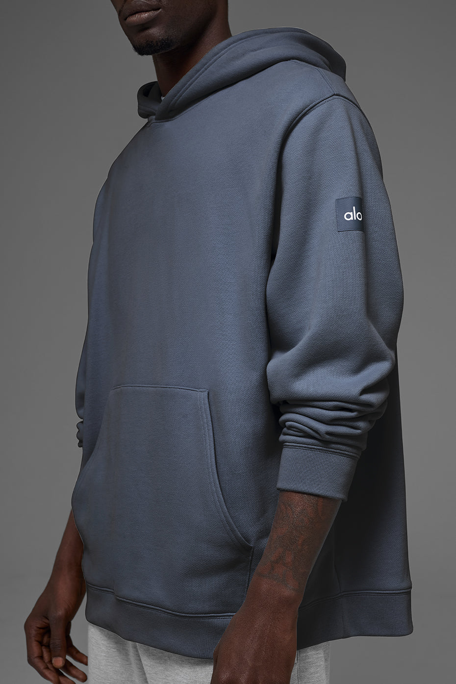Renown Heavy Weight Hoodie - Bluestone — photo 2
