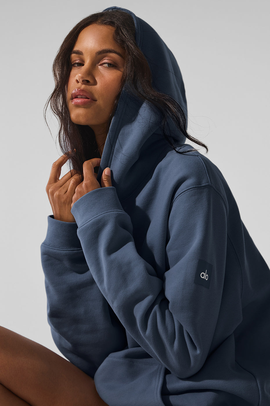 Renown Heavy Weight Hoodie - Bluestone — photo 2
