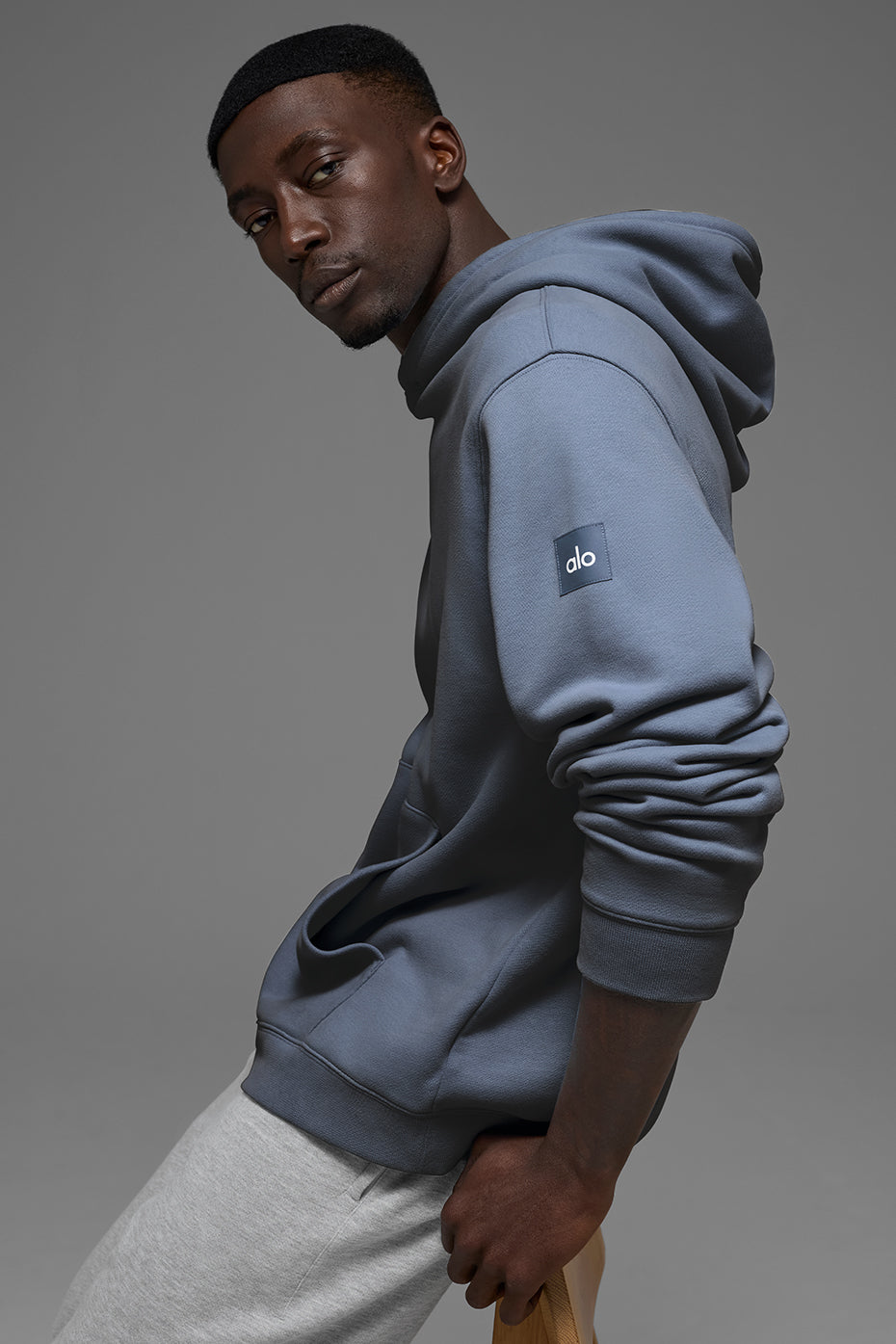 Renown Heavy Weight Hoodie - Bluestone — photo 4