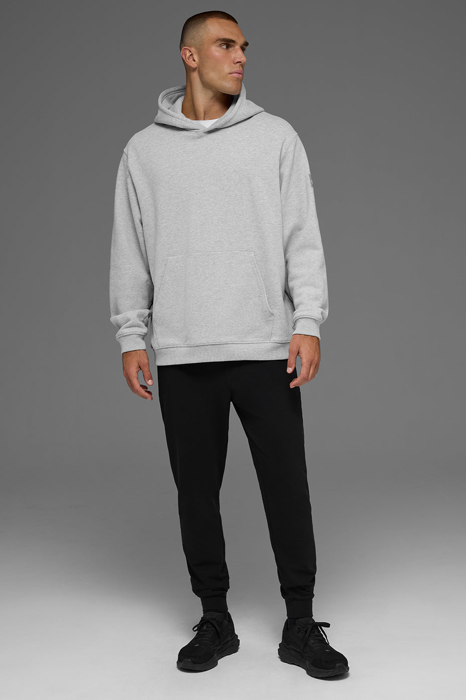 Renown Heavy Weight Hoodie - Athletic Heather Grey — photo 6