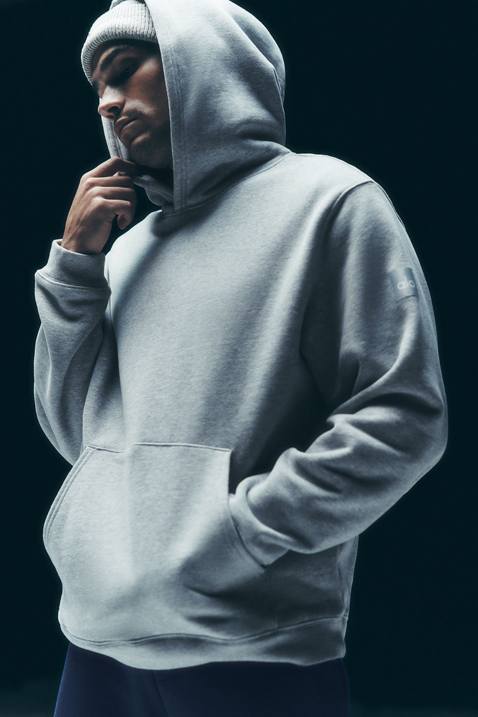 Renown Heavy Weight Hoodie - Athletic Heather Grey — photo 1