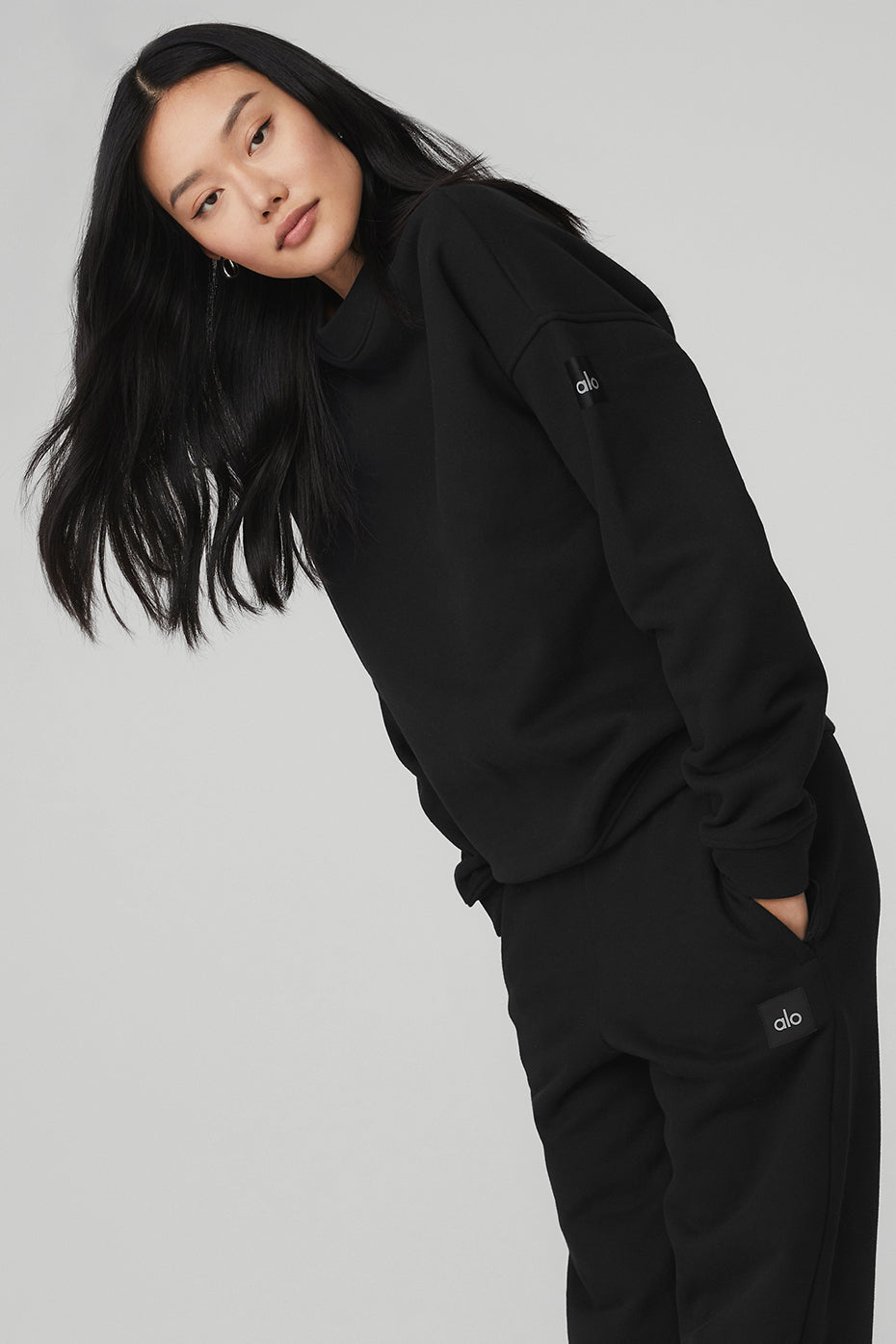 Renown Heavy Weight Crew Neck Pullover - Black — photo 3
