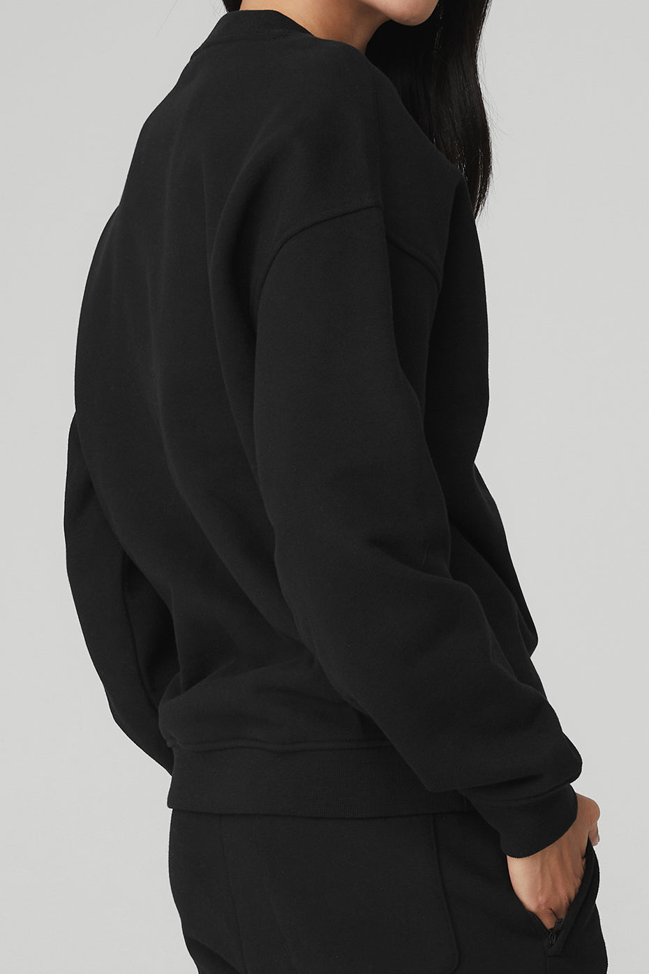 Renown Heavy Weight Crew Neck Pullover - Black — photo 5