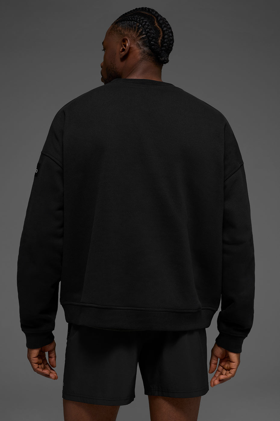 Renown Heavy Weight Crew Neck Pullover - Black — photo 3