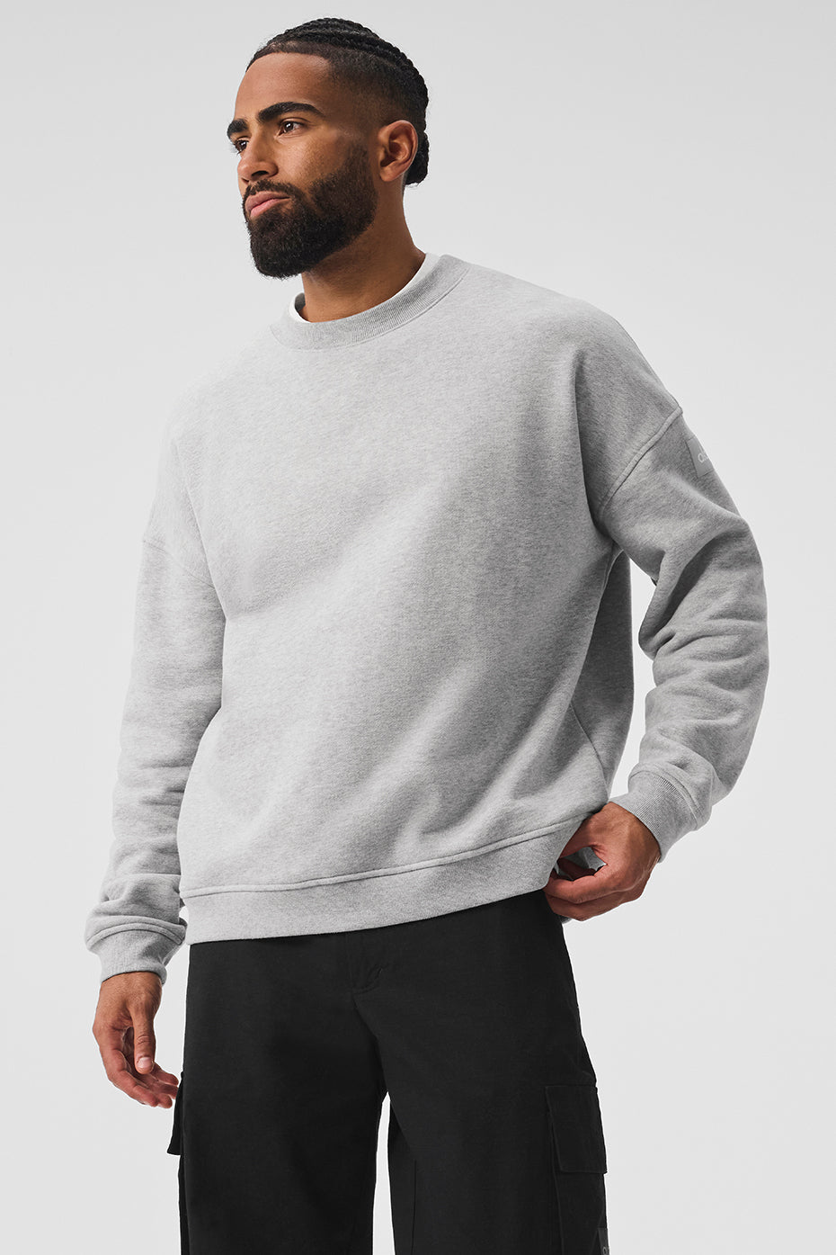 Renown Heavy Weight Crew Neck Pullover - Athletic Heather Grey — photo 1