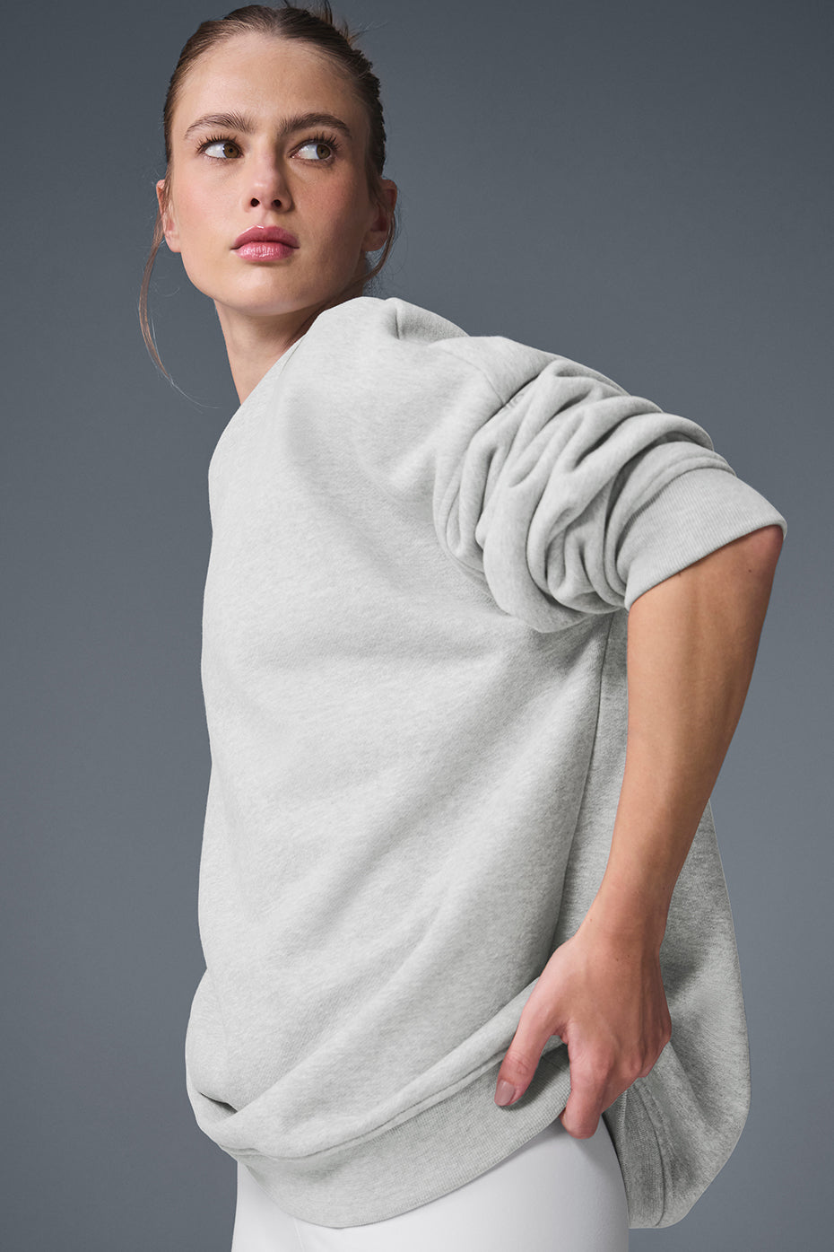 Renown Heavy Weight Crew Neck Pullover - Athletic Heather Grey — photo 3