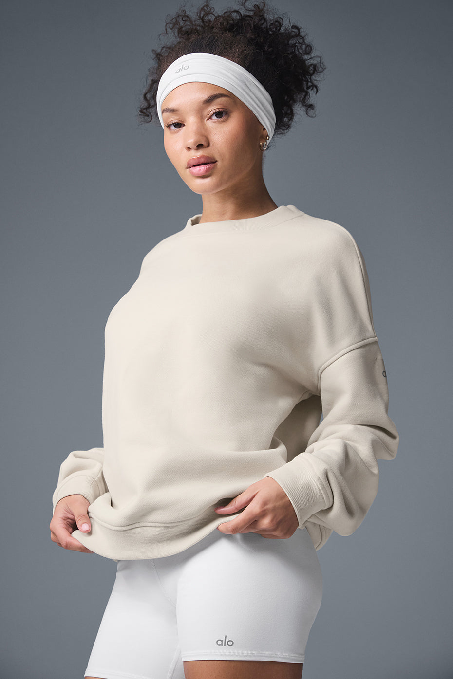 Renown Heavy Weight Crew Neck Pullover - Bone — photo 1