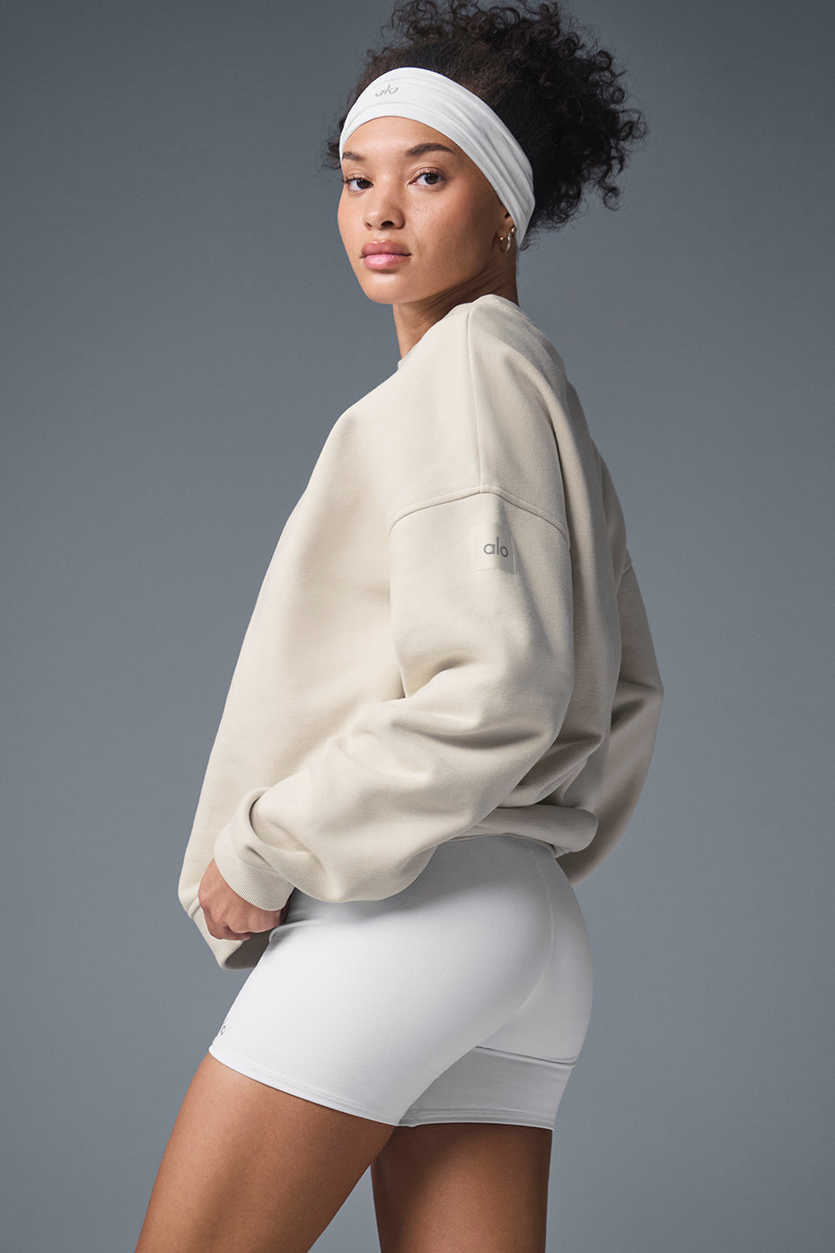 Renown Heavy Weight Crew Neck Pullover - Bone — photo 2