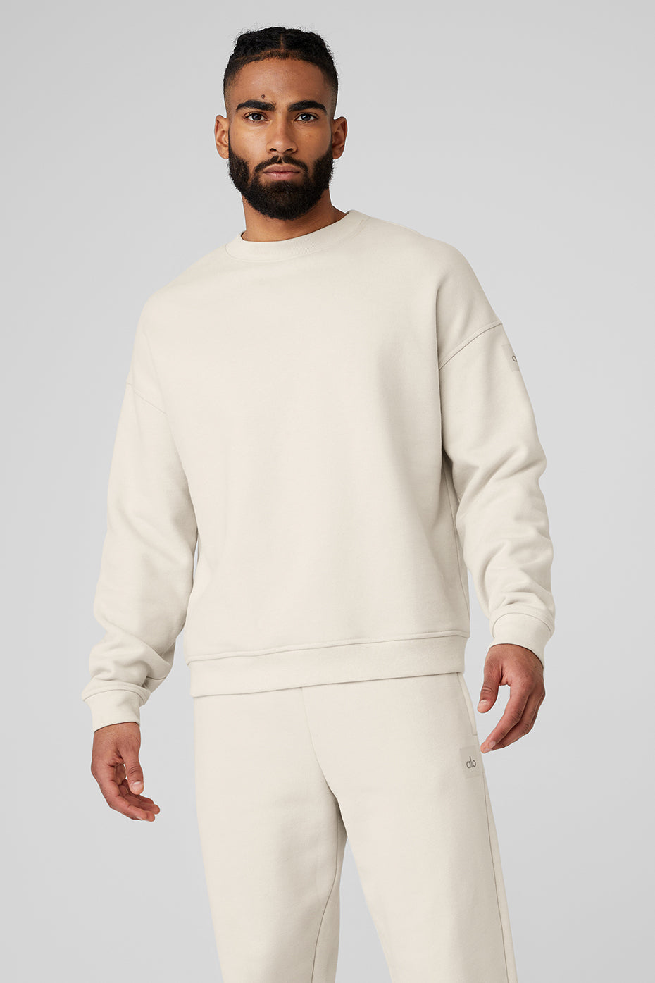 Renown Heavy Weight Crew Neck Pullover - Bone — photo 1