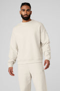 Renown Heavy Weight Crew Neck Pullover - Bone — photo 1