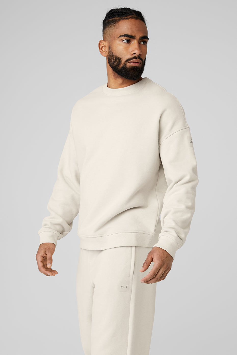 Renown Heavy Weight Crew Neck Pullover - Bone — photo 3
