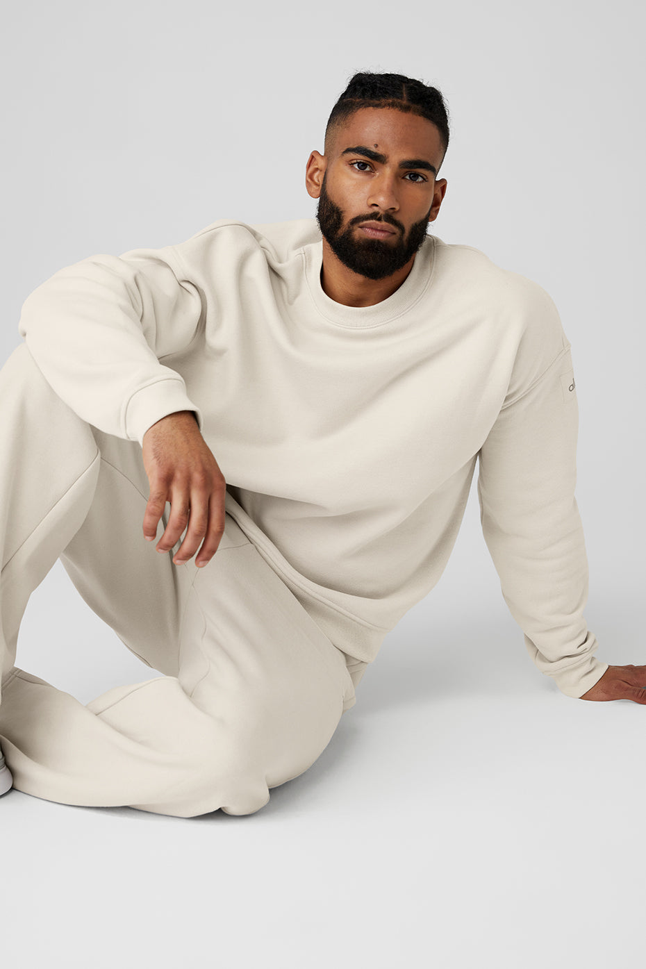 Renown Heavy Weight Crew Neck Pullover - Bone — photo 5