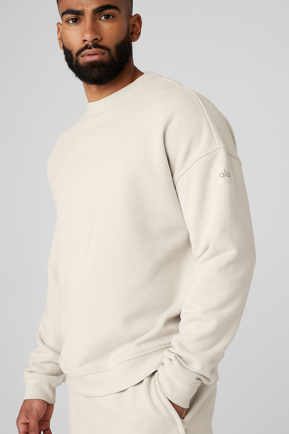 Renown Heavy Weight Crew Neck Pullover - Bone — photo 4