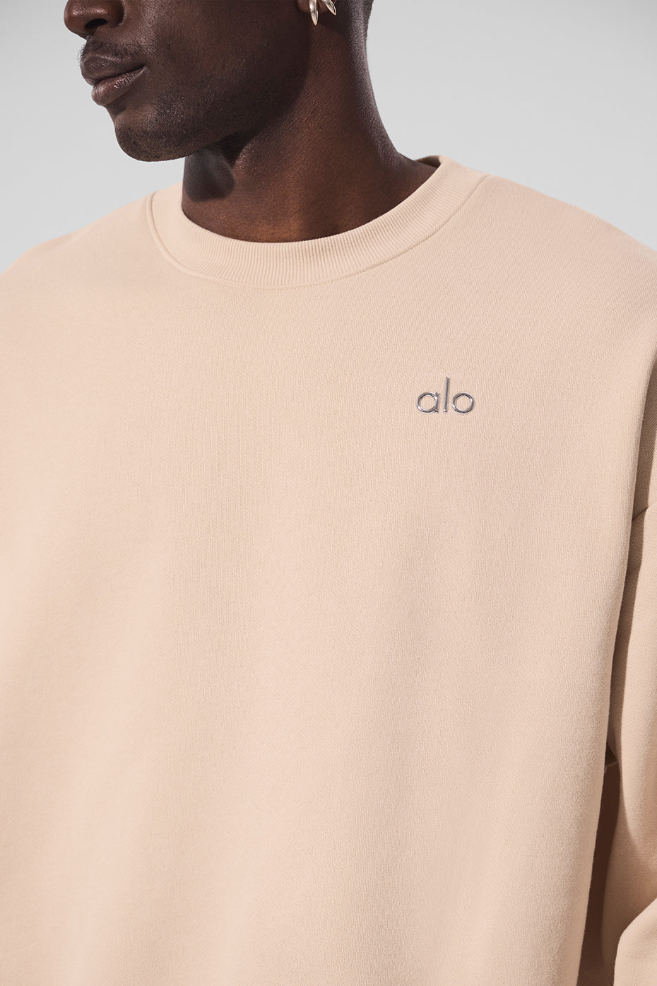 Accolade Crew Neck Pullover - Macadamia — photo 2