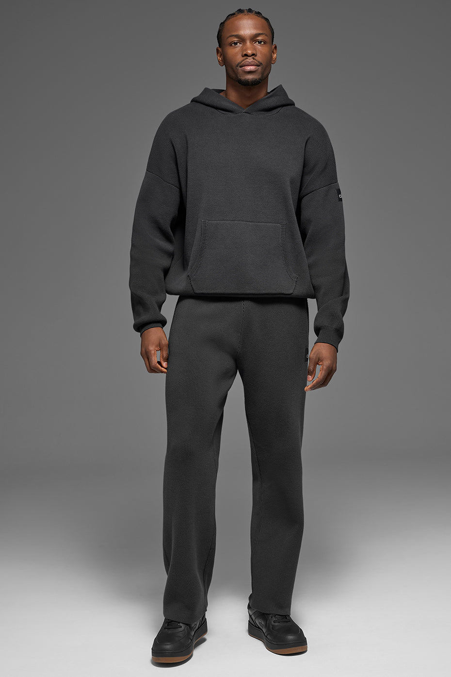 Scholar Hooded Sweater - Anthracite — photo 6