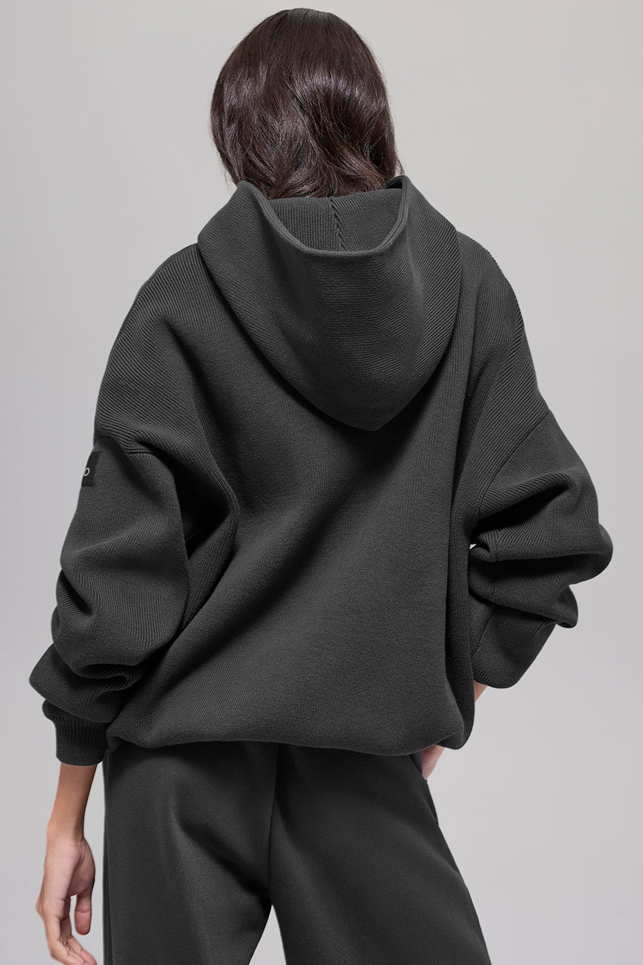 Scholar Hooded Sweater - Anthracite — photo 3