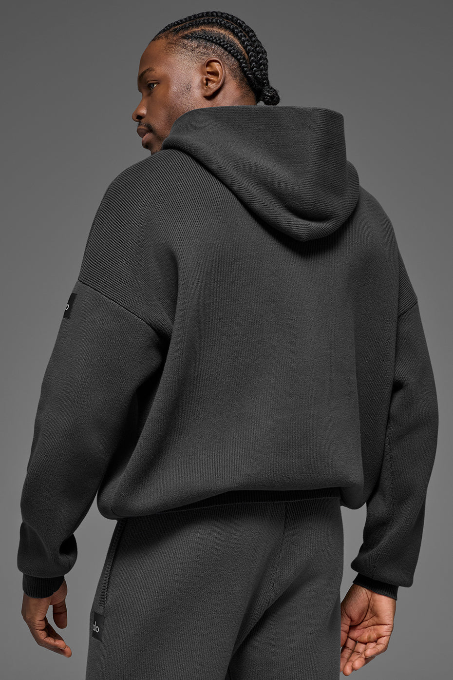 Scholar Hooded Sweater - Anthracite — photo 3