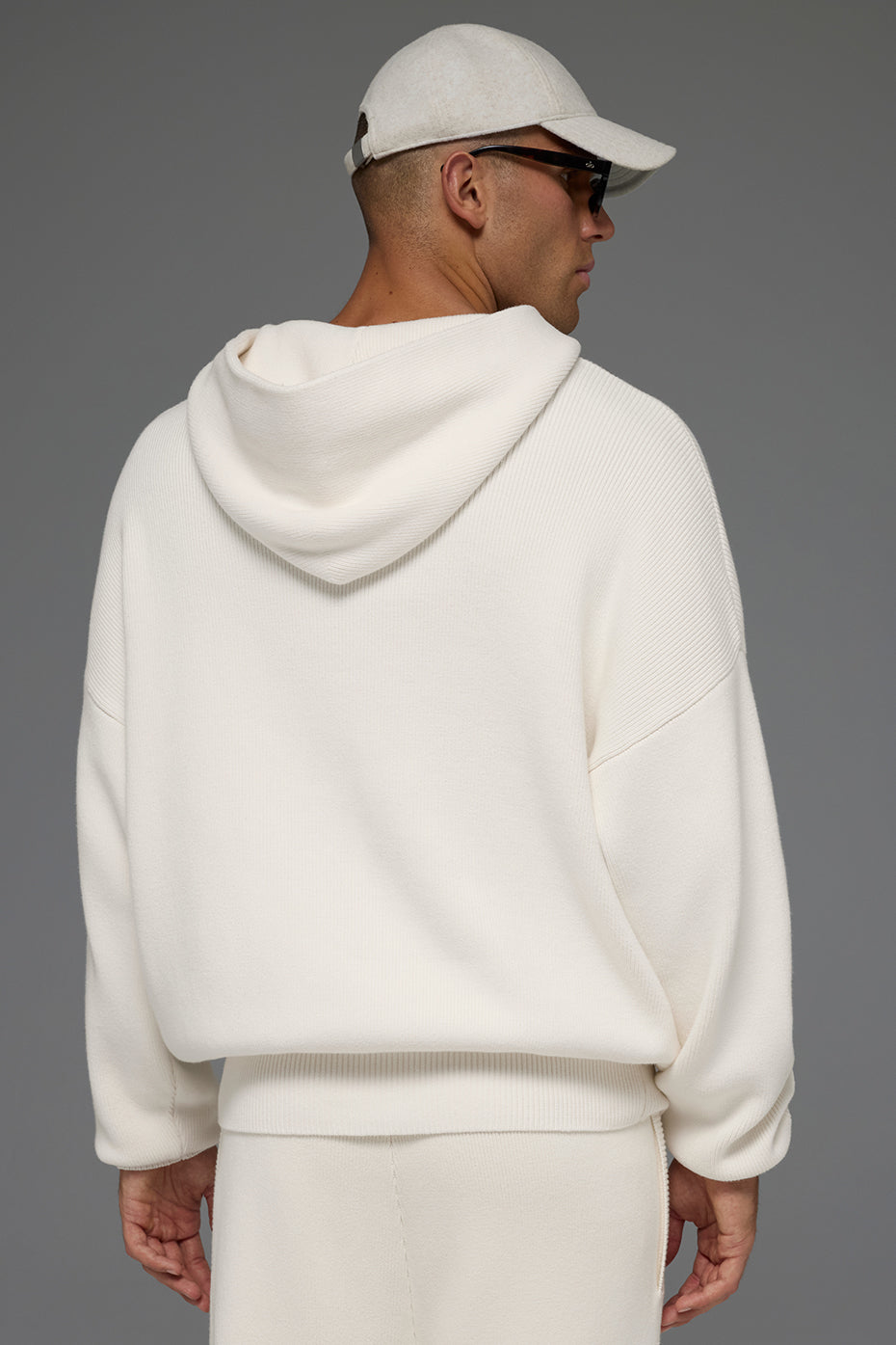 Scholar Hooded Sweater - Ivory — photo 3