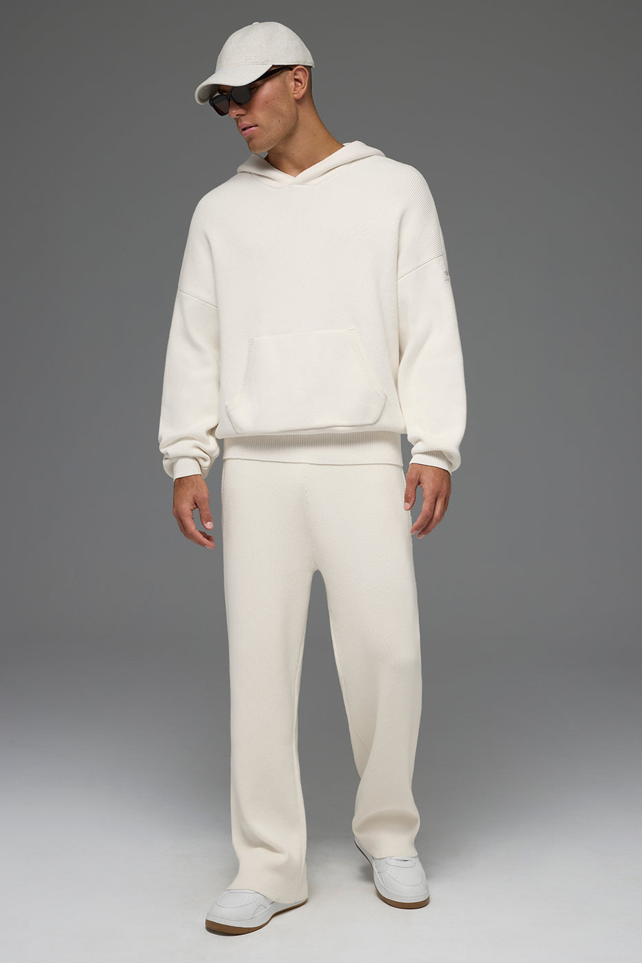 Scholar Hooded Sweater - Ivory — photo 5