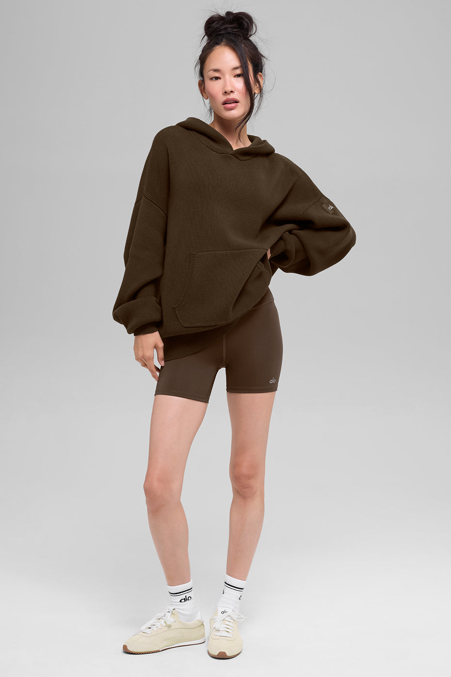 Scholar Hooded Sweater - Espresso — photo 5