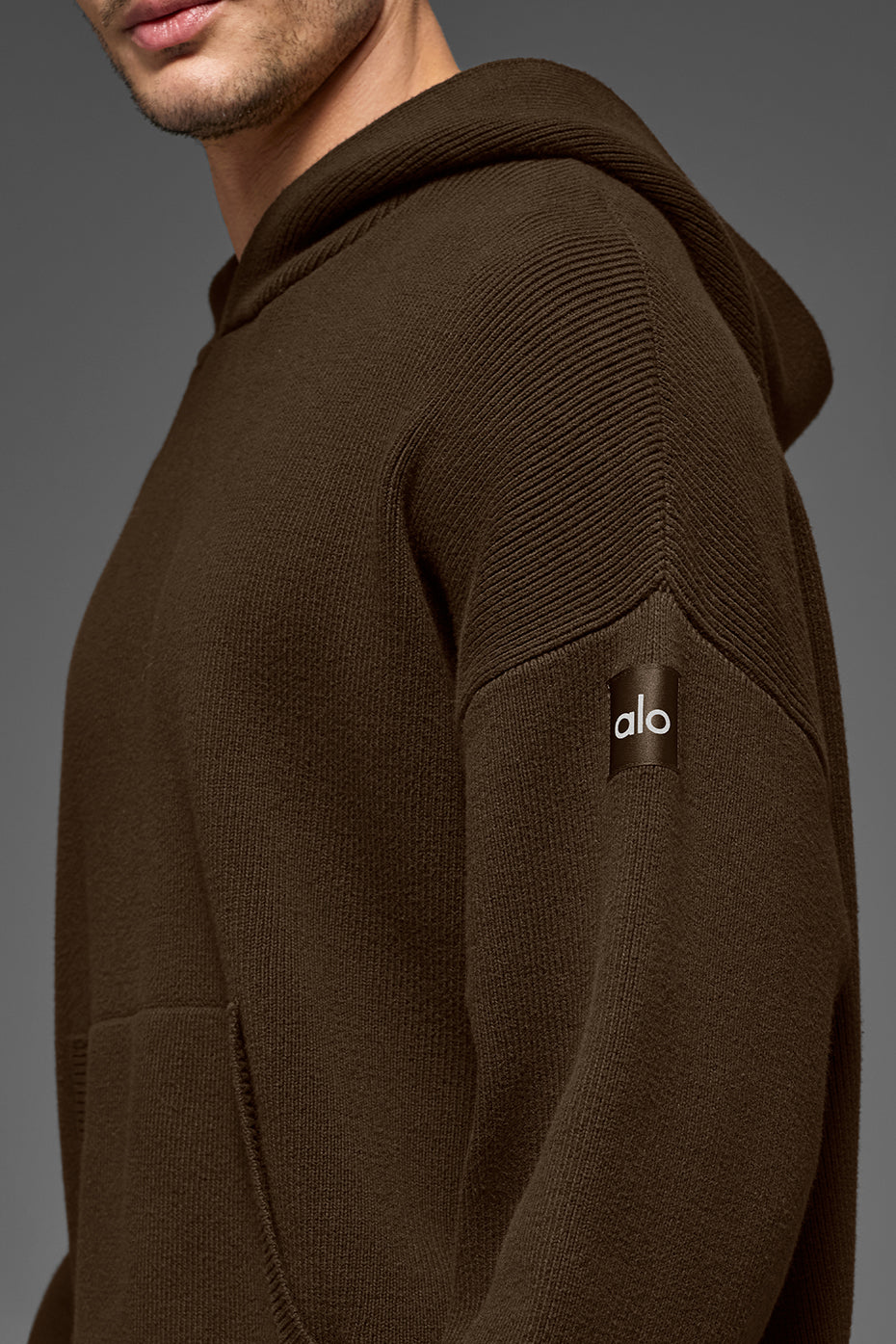 Scholar Hooded Sweater - Espresso — photo 4