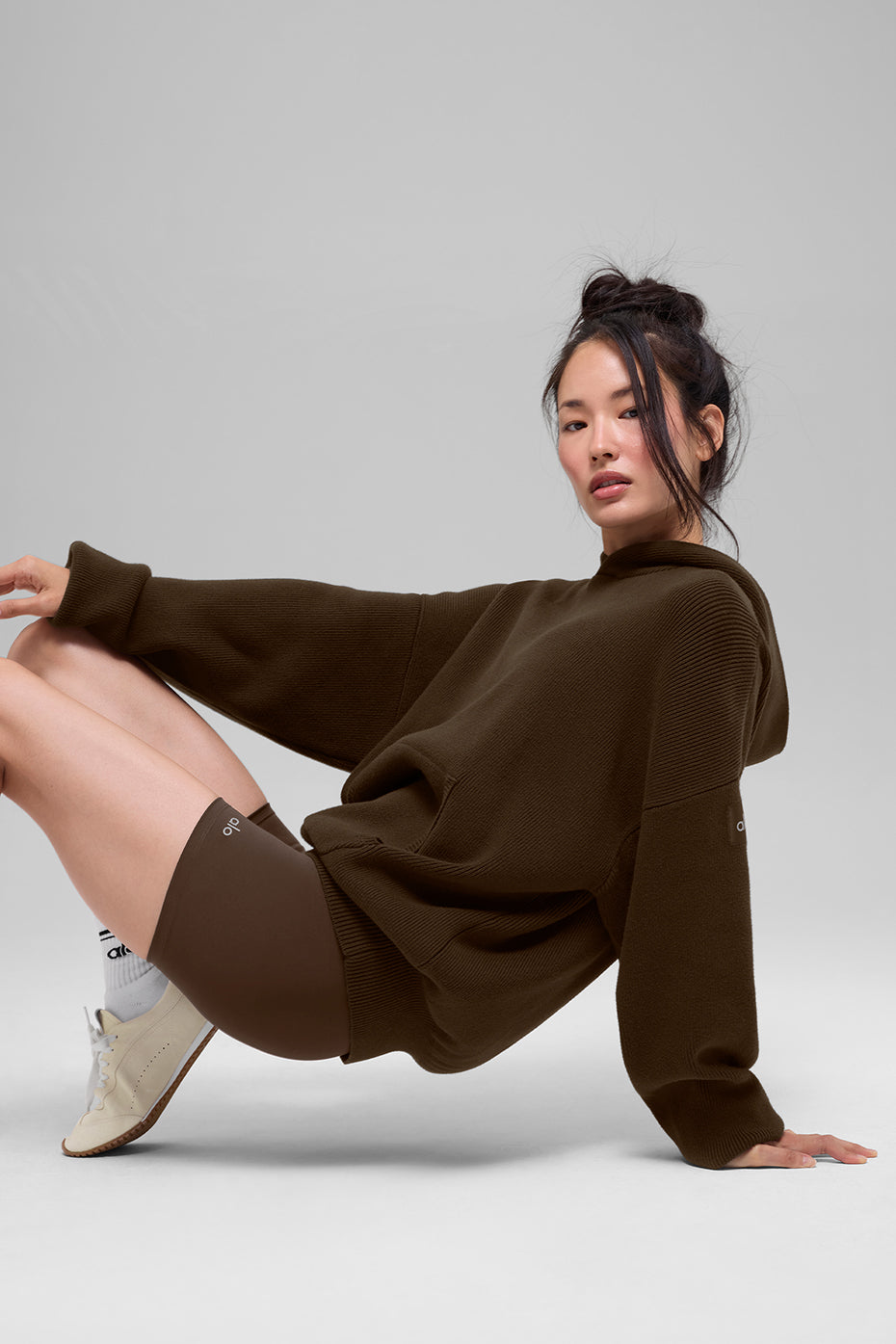Scholar Hooded Sweater - Espresso — photo 4