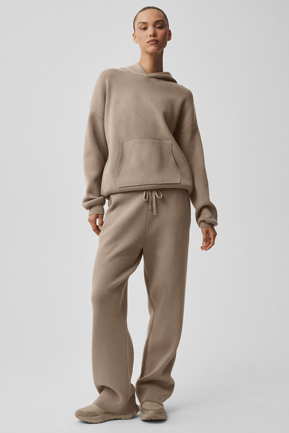 Scholar Hooded Sweater - Gravel — photo 4