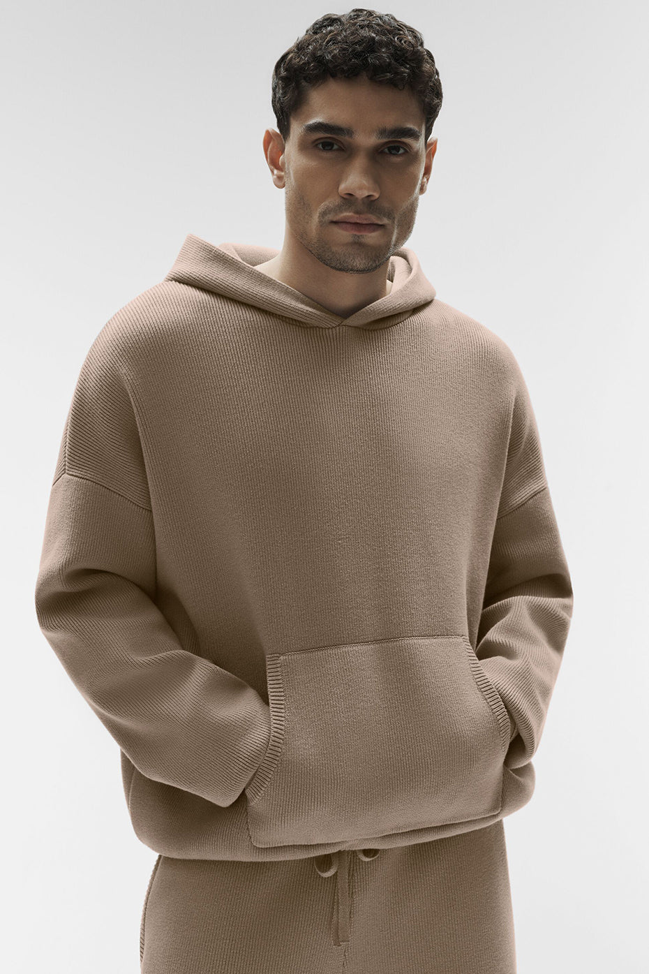Scholar Hooded Sweater - Gravel — photo 3