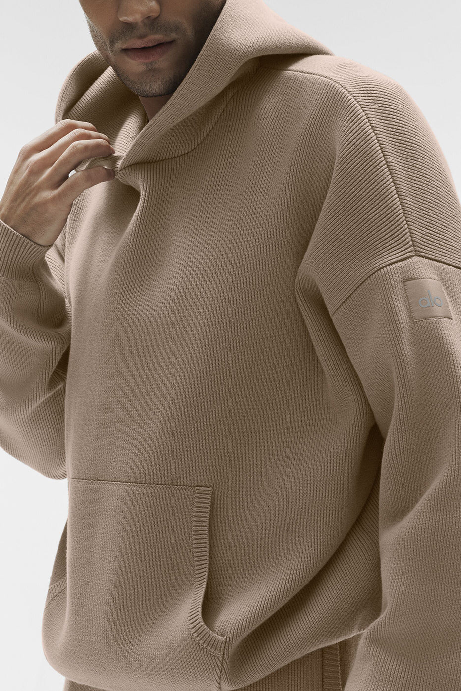 Scholar Hooded Sweater - Gravel — photo 4
