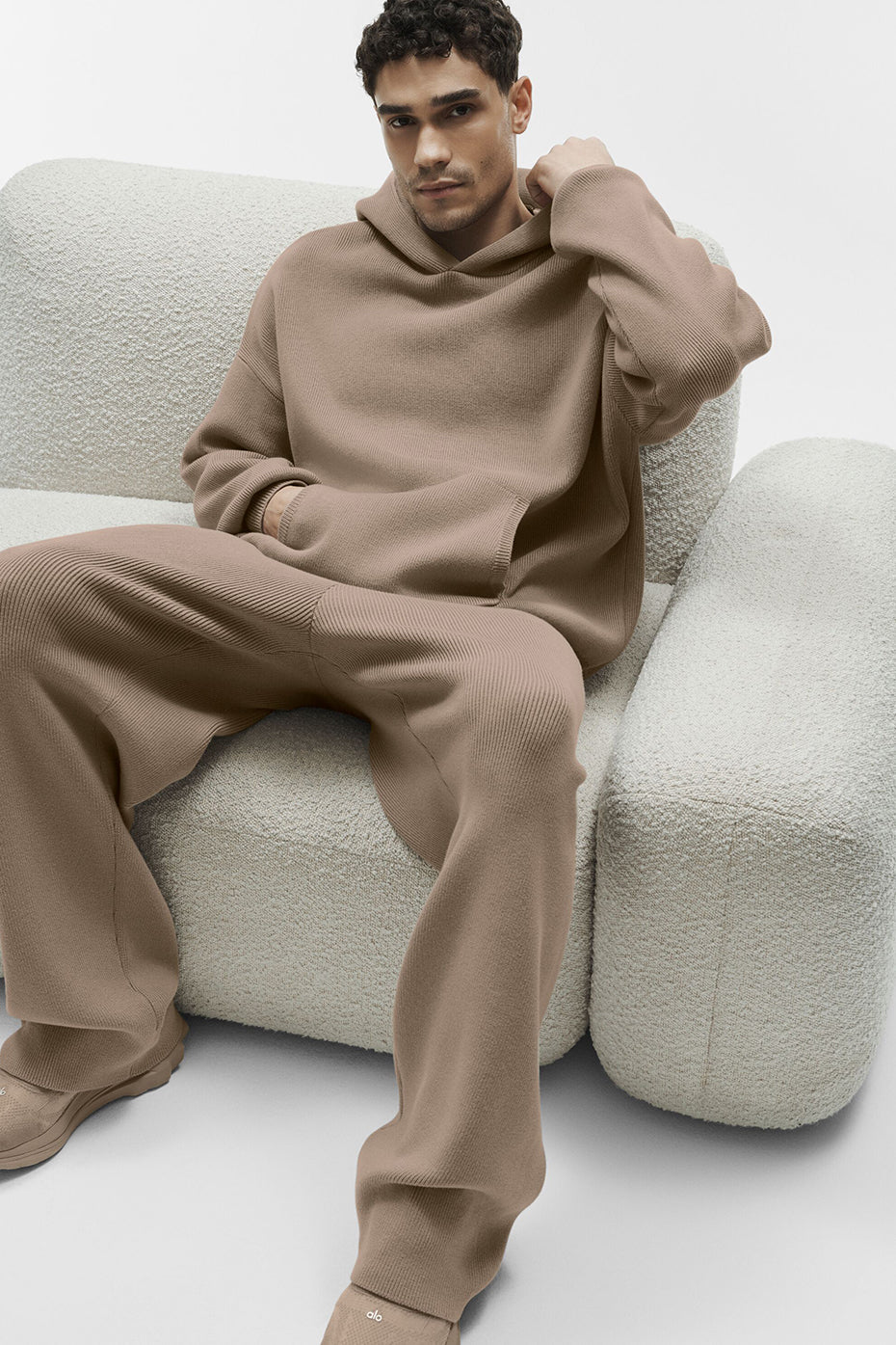 Scholar Hooded Sweater - Gravel — photo 5