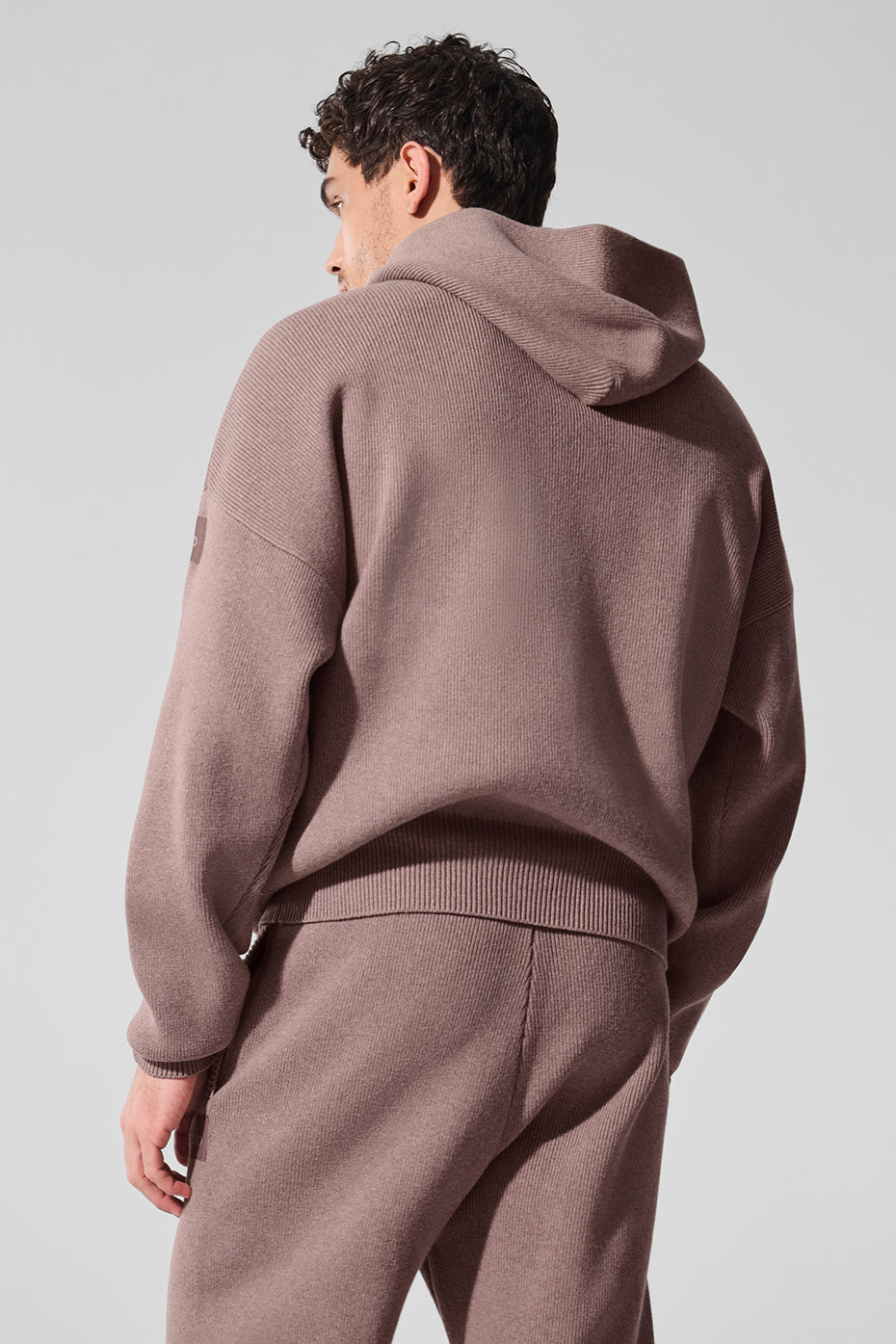 Scholar Hooded Sweater - Mushroom Heather — photo 2