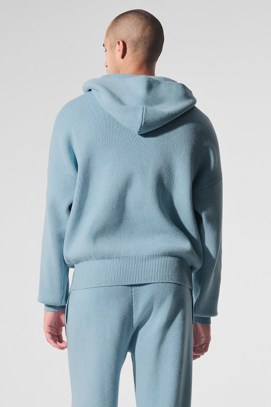 Scholar Hooded Sweater - Celestial Blue Heather — photo 2