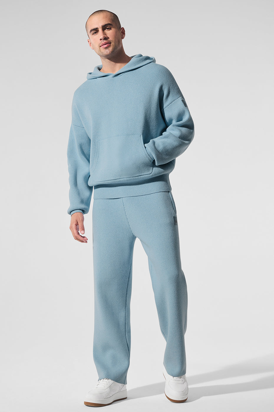 Scholar Hooded Sweater - Celestial Blue Heather — photo 4