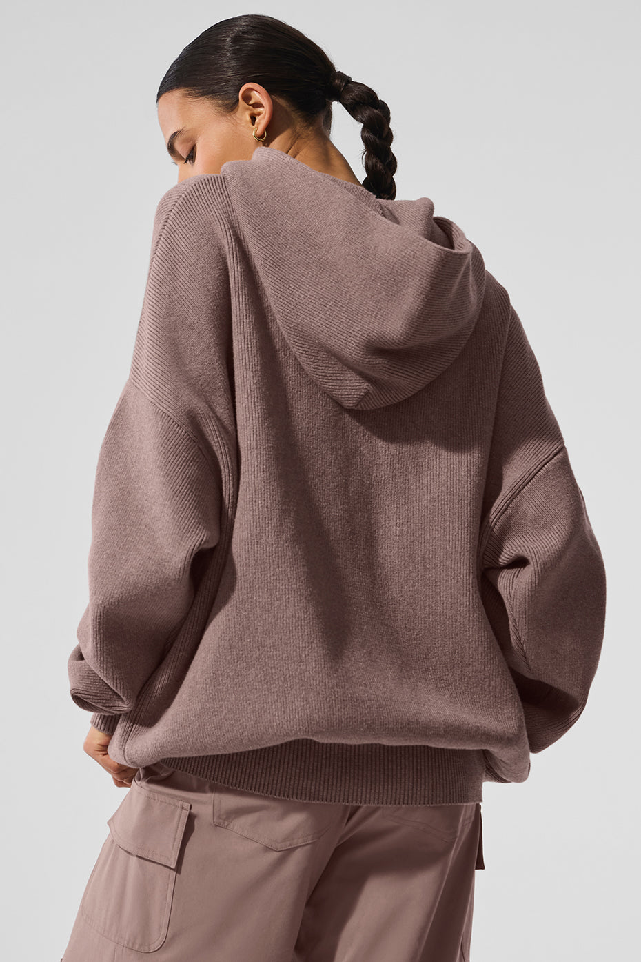 Scholar Hooded Sweater - Mushroom Heather — photo 2