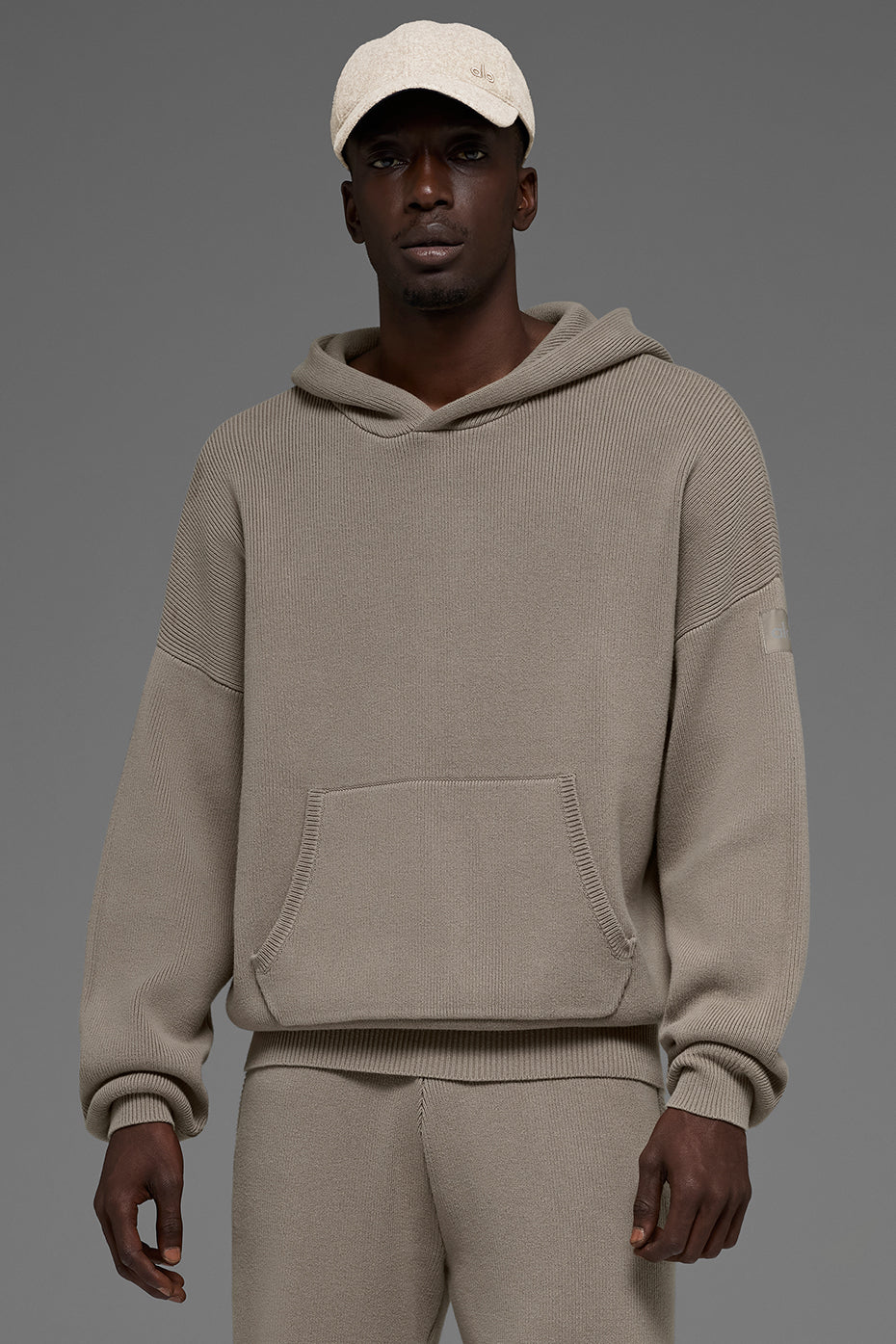 Scholar Hooded Sweater - Light Cocoa — photo 2