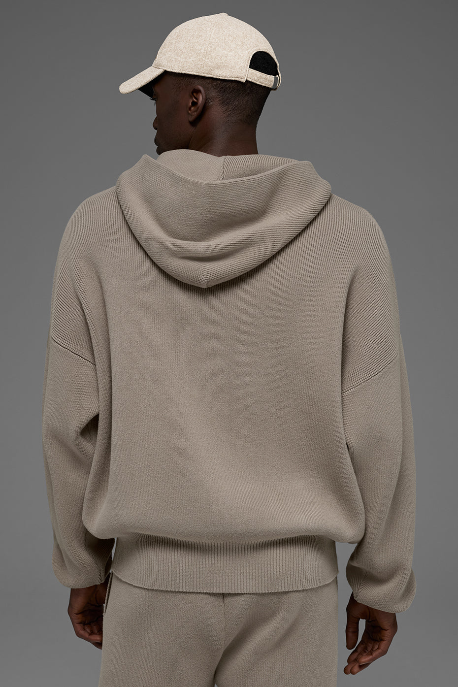 Scholar Hooded Sweater - Light Cocoa — photo 3