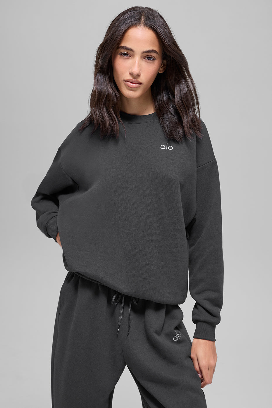 Accolade Crew Neck Pullover - Anthracite — photo 1