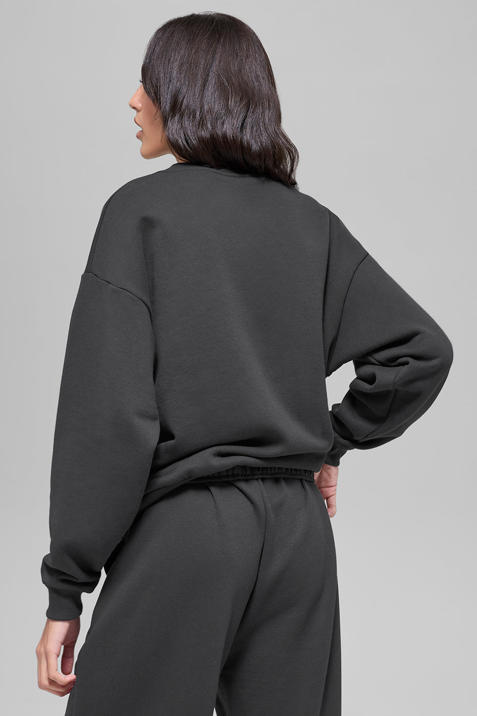 Accolade Crew Neck Pullover - Anthracite — photo 2