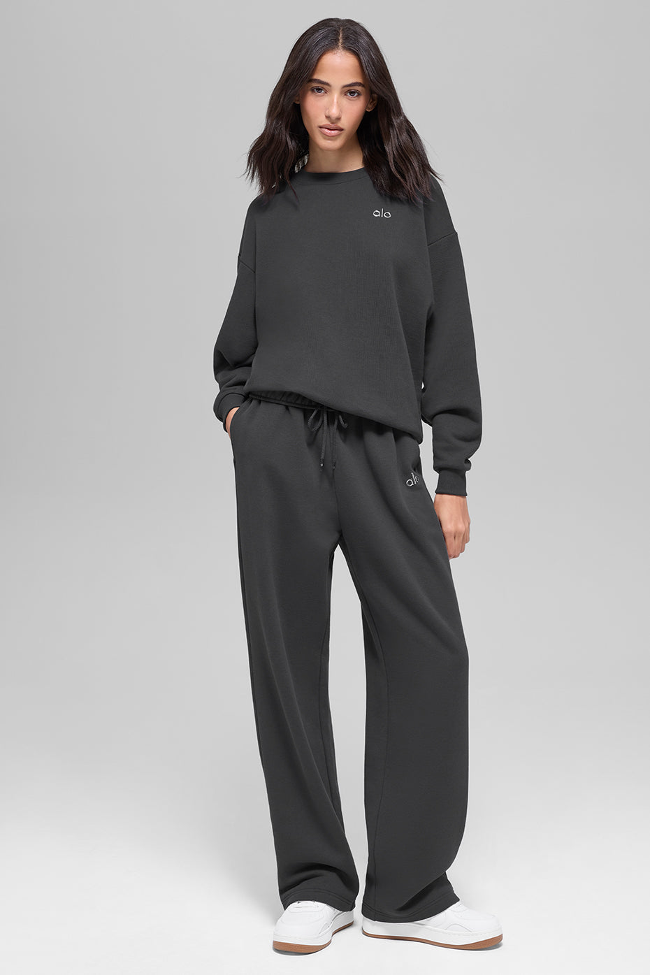 Accolade Crew Neck Pullover - Anthracite — photo 4