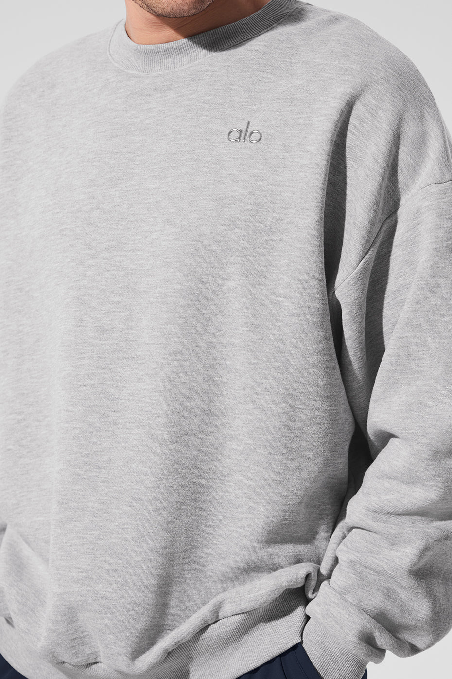 Accolade Crew Neck Pullover - Athletic Heather Grey — photo 2