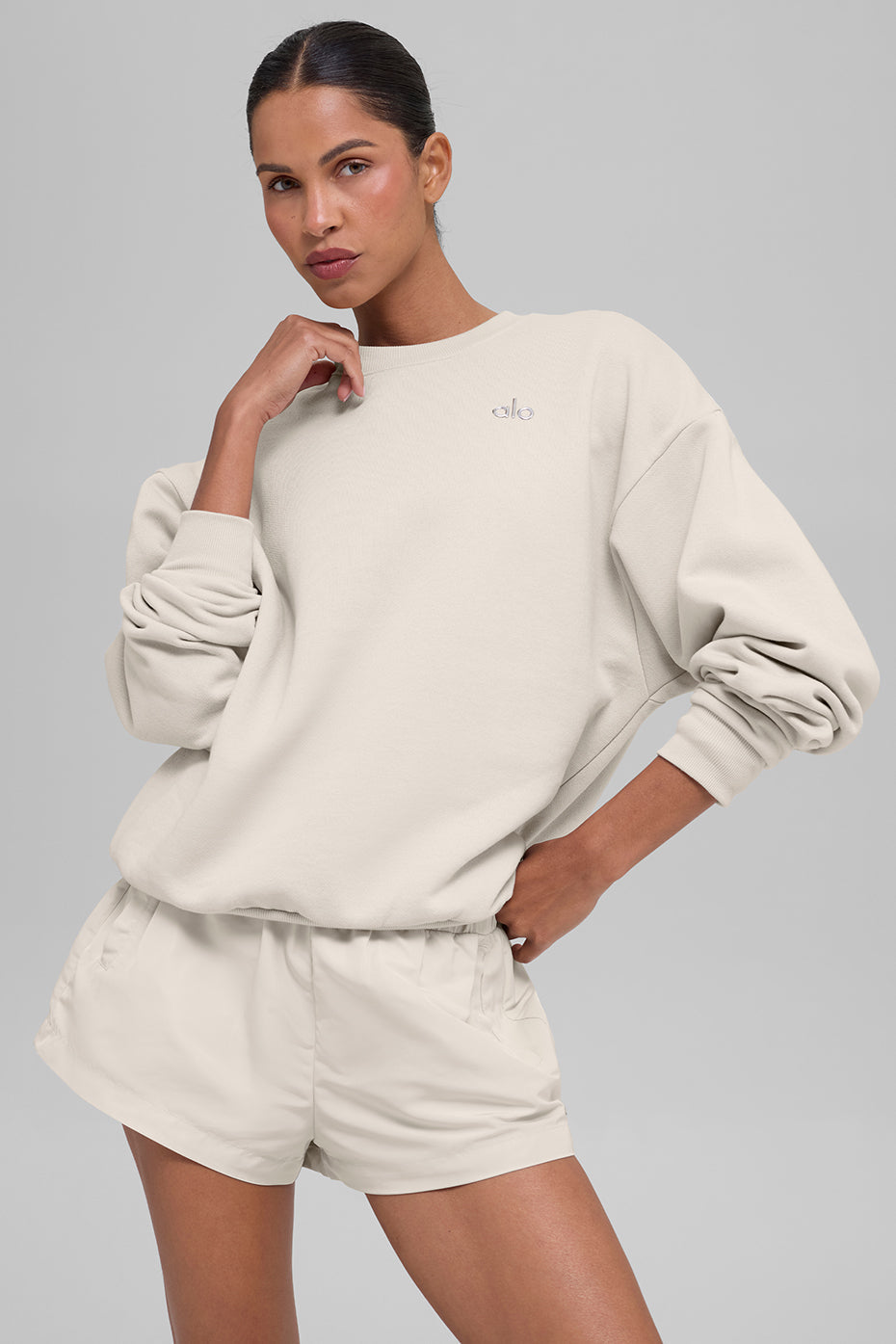 Accolade Crew Neck Pullover - Bone — photo 1