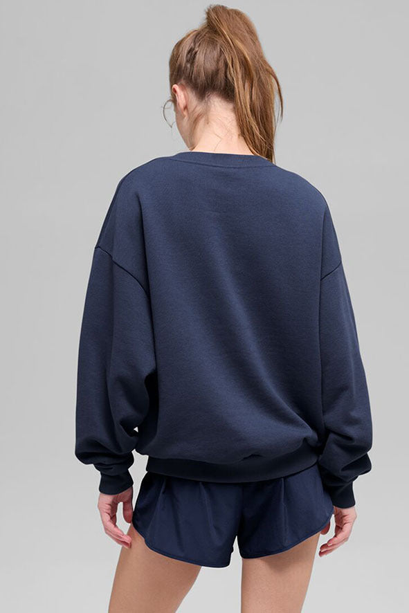 Accolade Crew Neck Pullover - Navy — photo 3
