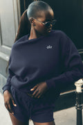 Accolade Crew Neck Pullover - Navy — photo 1