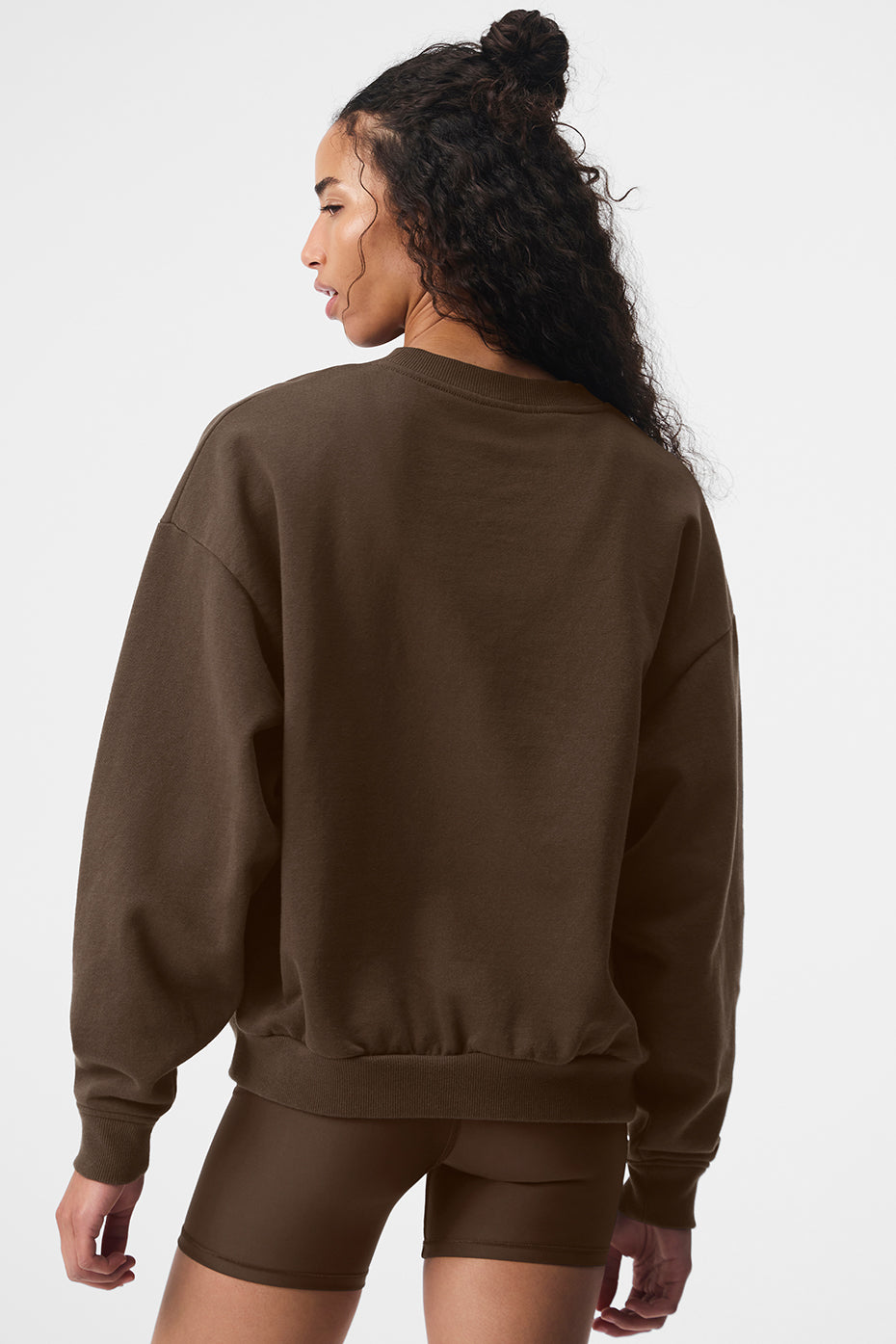 Accolade Crew Neck Pullover - Espresso — photo 2